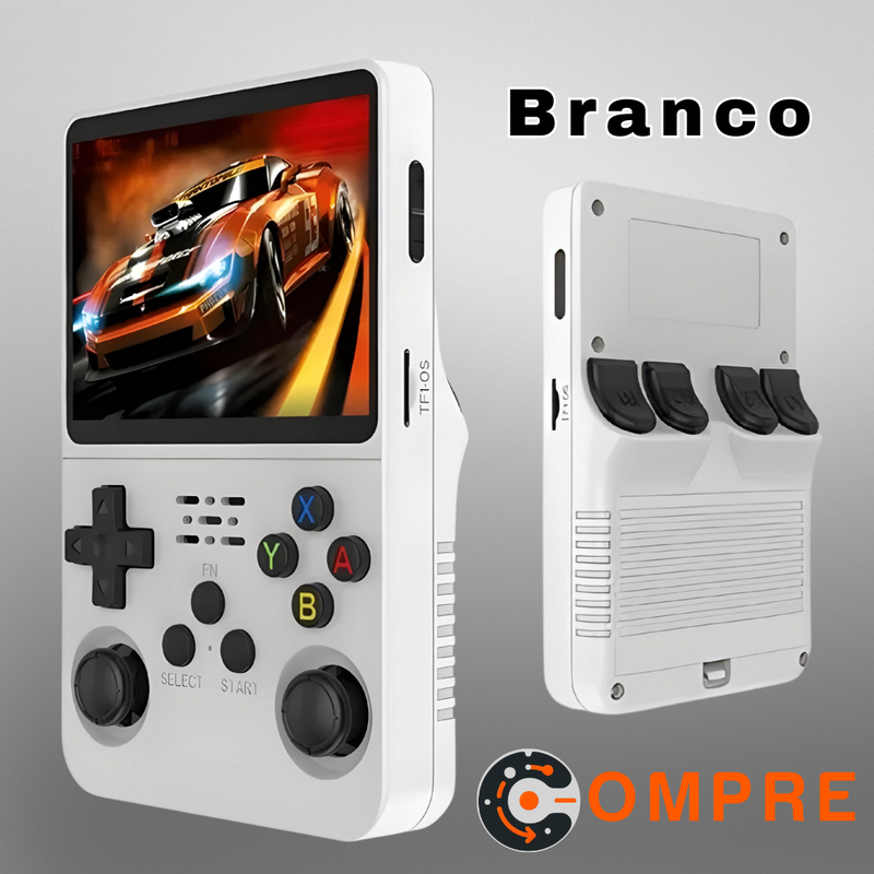 Open Source R36S Retro Handheld Video Game Console Linux System 3.5 Inch IPS Screen Portable Pocket Video Player R35S 64GB Games